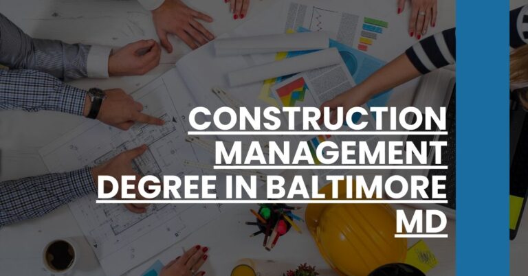 Construction Management Degree in Baltimore MD Feature Image