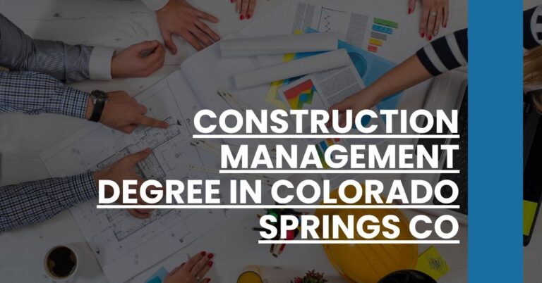 Construction Management Degree in Colorado Springs CO Feature Image