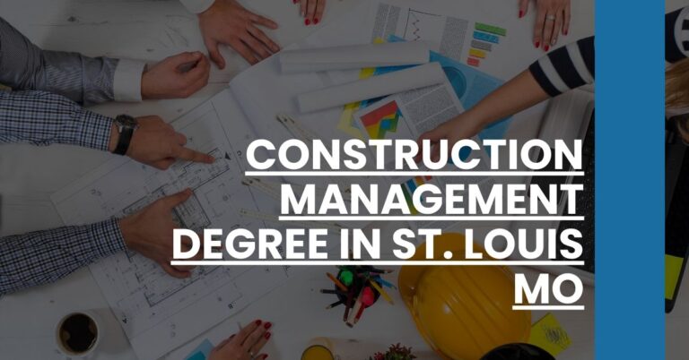 Construction Management Degree in St