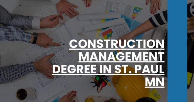 Construction Management Degree in St