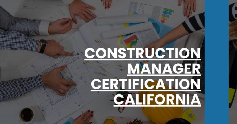 Construction Manager Certification California Feature Image